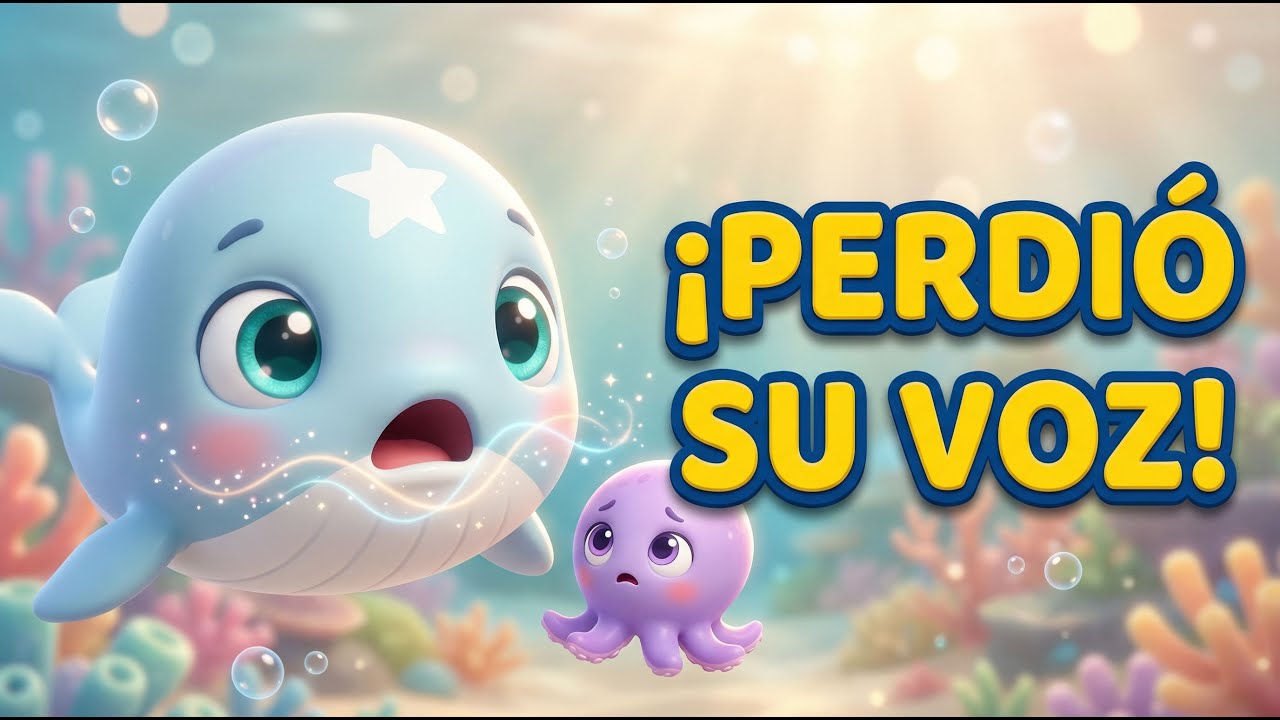 La Ballenita que Perdió su Voz 🐳✨ | Cuento Infantil con Moraleja (Amistad y Escuchar)