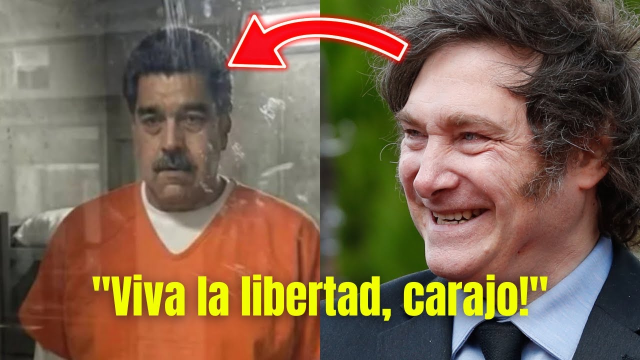 ARGENTINA EN FIESTA! Presidente JAVIER MILEI festeja LLEGADA de MADURO a la PRISIÓN