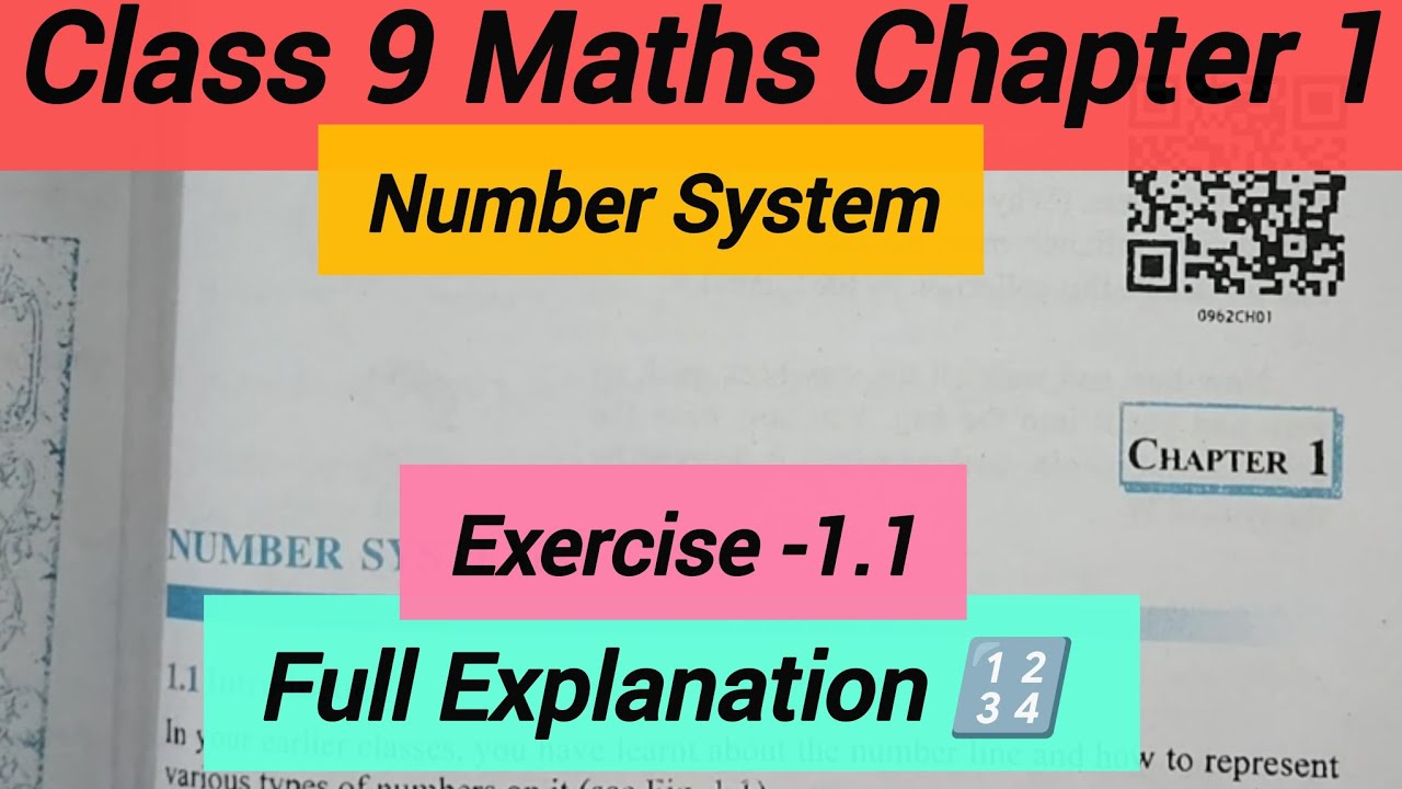 Class 9 Maths Chapter 1 l Exercise -1.1 | Number System Full Explanation 🔢 
