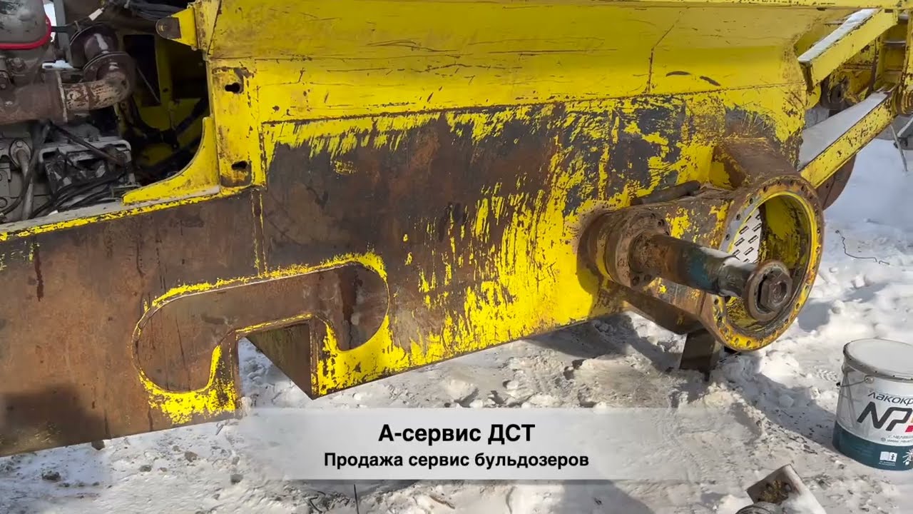 Дефектовка бульдозера ДСТ УРАЛ ГСТ 9 капрем