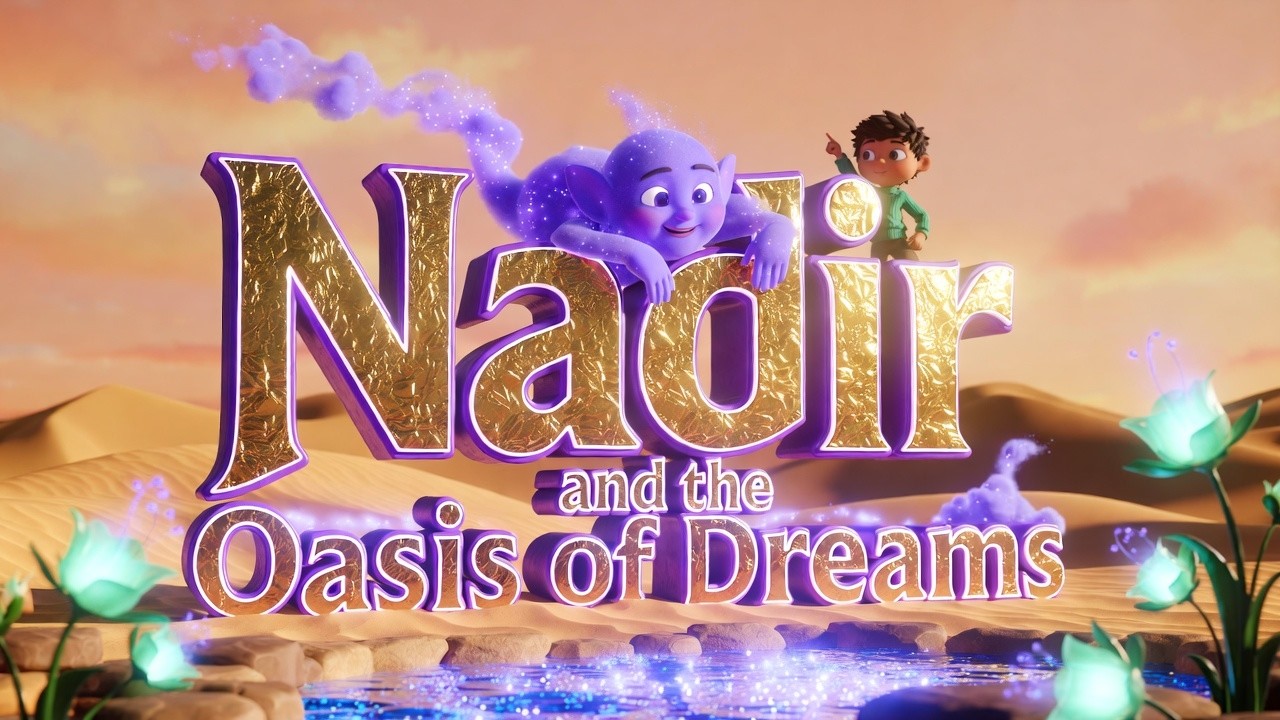 Magical Attic Adventure with Nadir the Jinn Bedtime Picture Book for Kids
