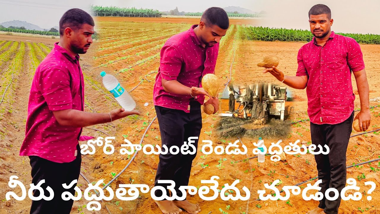 Bore point సత్యసాయి (జిల్లా) ధర్మవరం (మండలం)  ఉప్పనేసినపల్లి గ్రామంలో నీరు విజయవంతమైంది