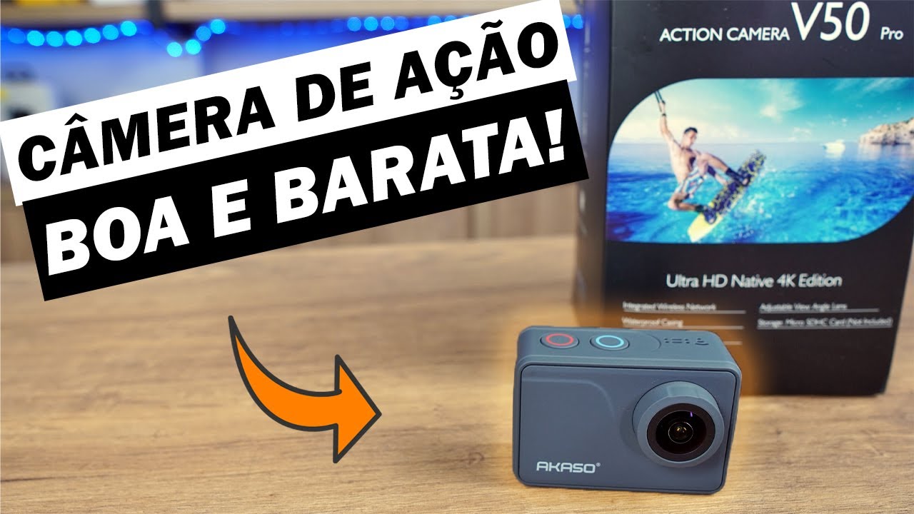 C&Acirc;MERA DE A&Ccedil;&Atilde;O CUSTO BENEF&Iacute;CIO 2022: AKASO V50 PRO (Review)