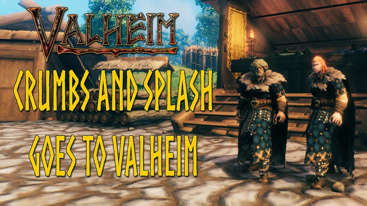 Crumbs and Splash Tries to Survive in Valheim #valheim #valheimgameplay #fyp