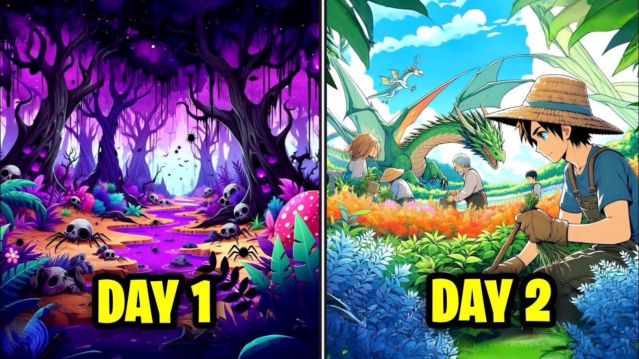 iseka'd As World Tree He Grow Poisonous Territory into Amazing Village Just in 1 Day - Manga Recap