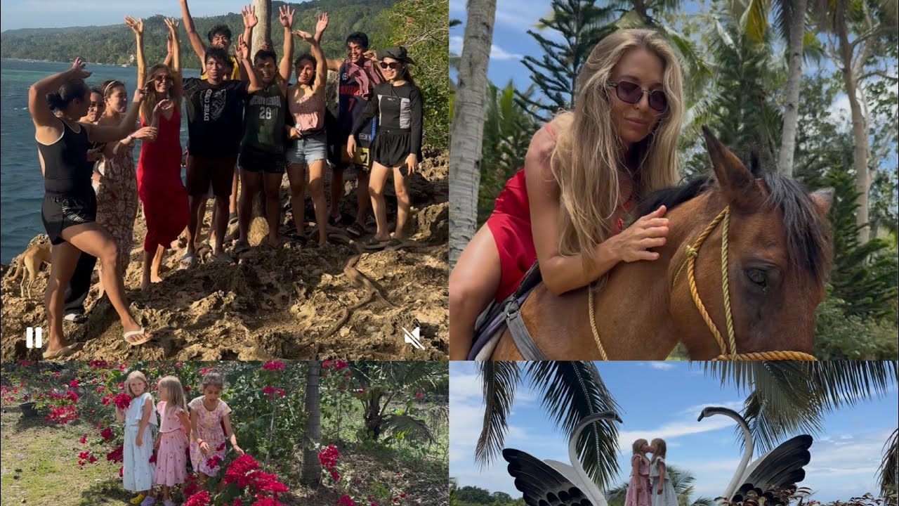 Photo session on horseback in the wonderful park of Samal!Comparing Russian girls with Filipinas