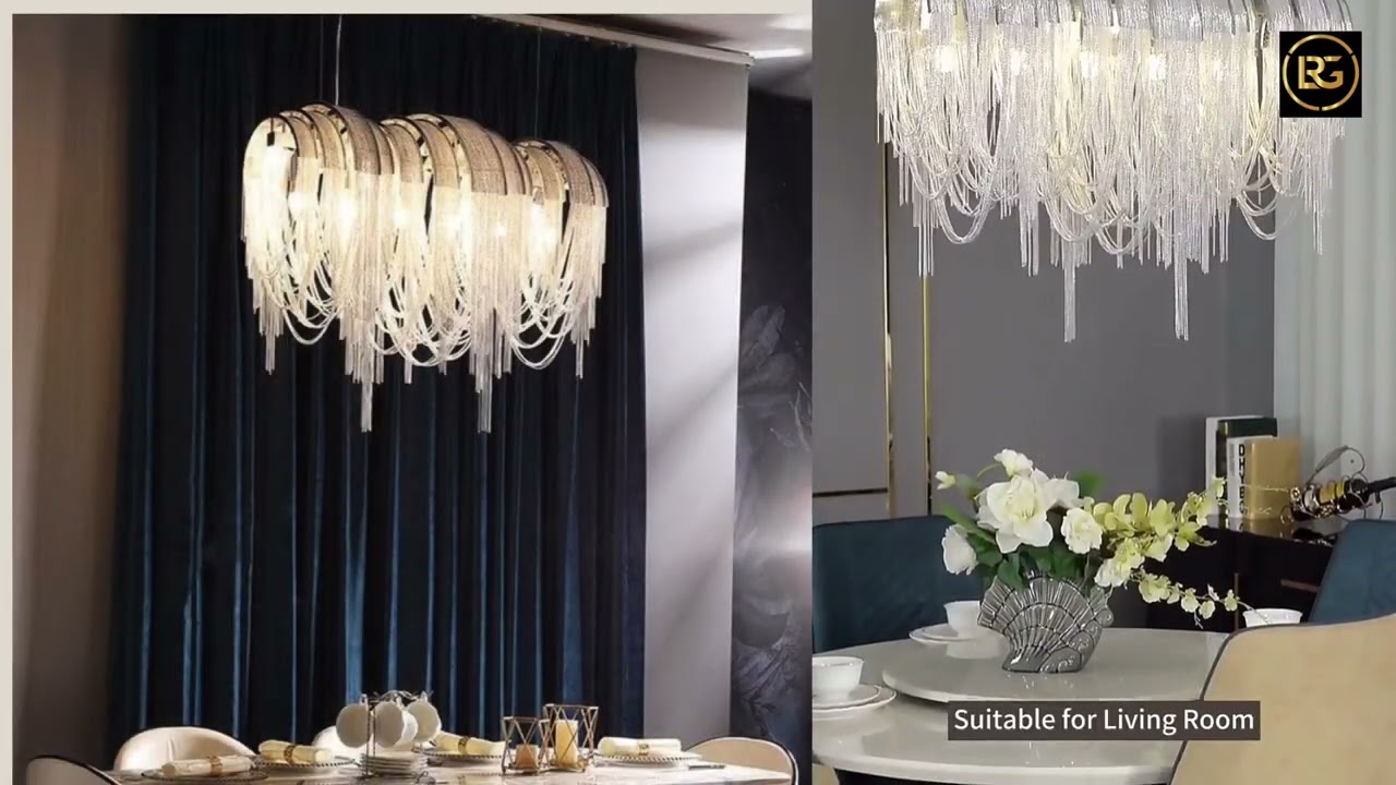 Grand Crown Jewel Rectangular Chandelier | RadiantGlow Lighting | #modernlighting #decorlights