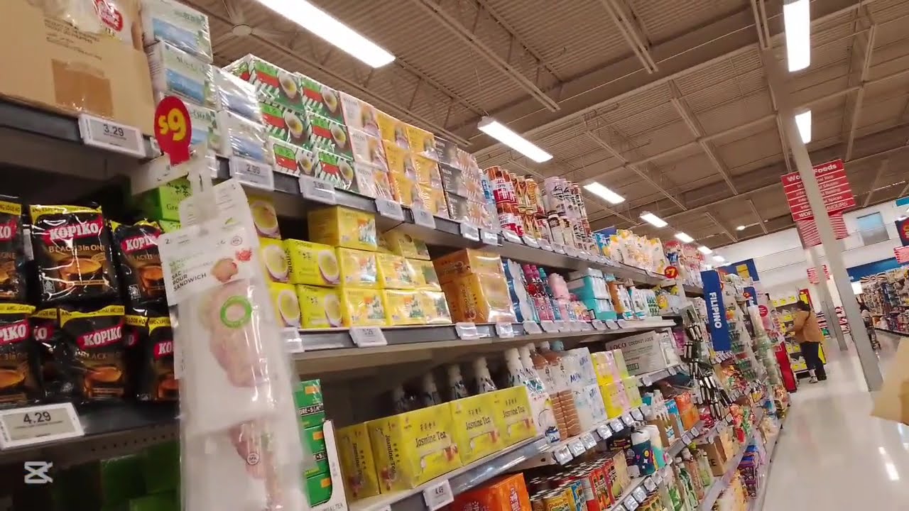 Grocery shopping at the Superstore 