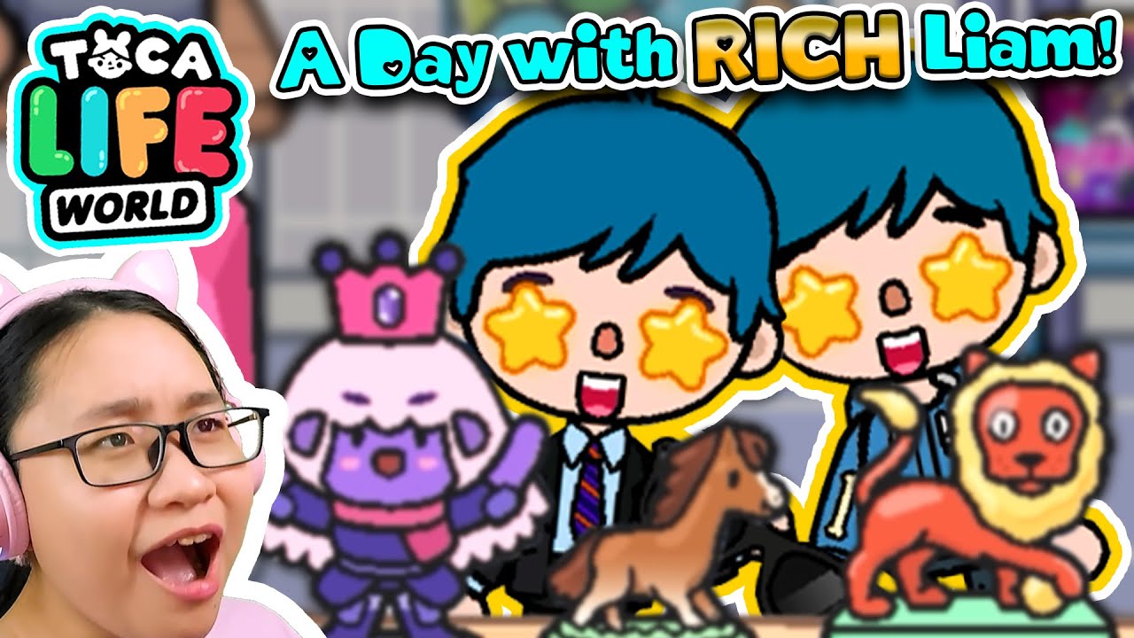 Toca Life World - A Day with RICH Liam!!!