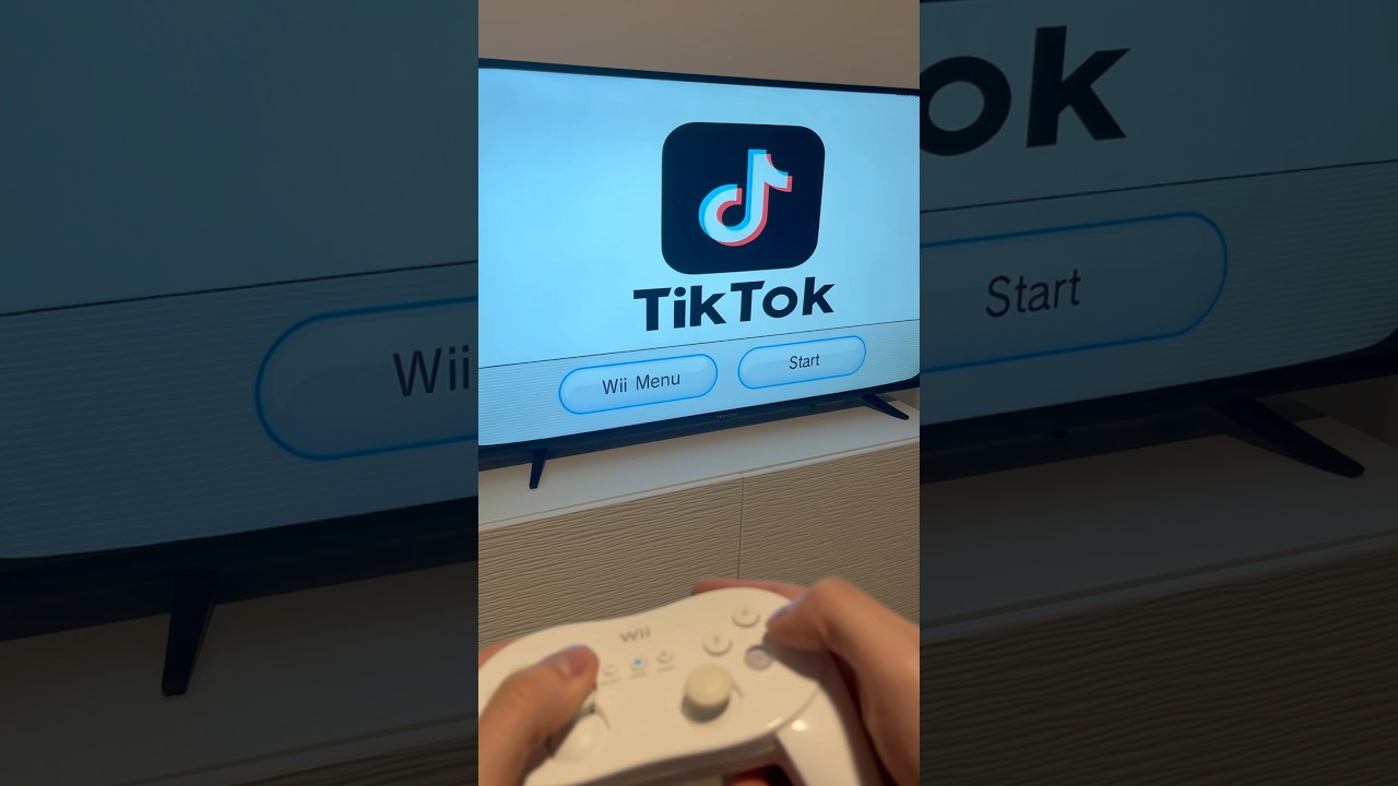 Is TikTok on The Wii? #nintendo  #tiktok #shorts