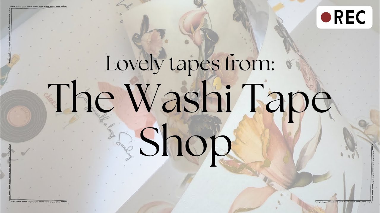 The Washi Tape Shop Order Unbox with Me Cute Washis!!! #washitape #stationary 
