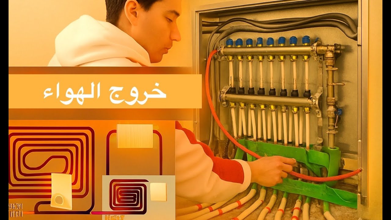 طريقة تنفيس تدفئة تحت البلاط