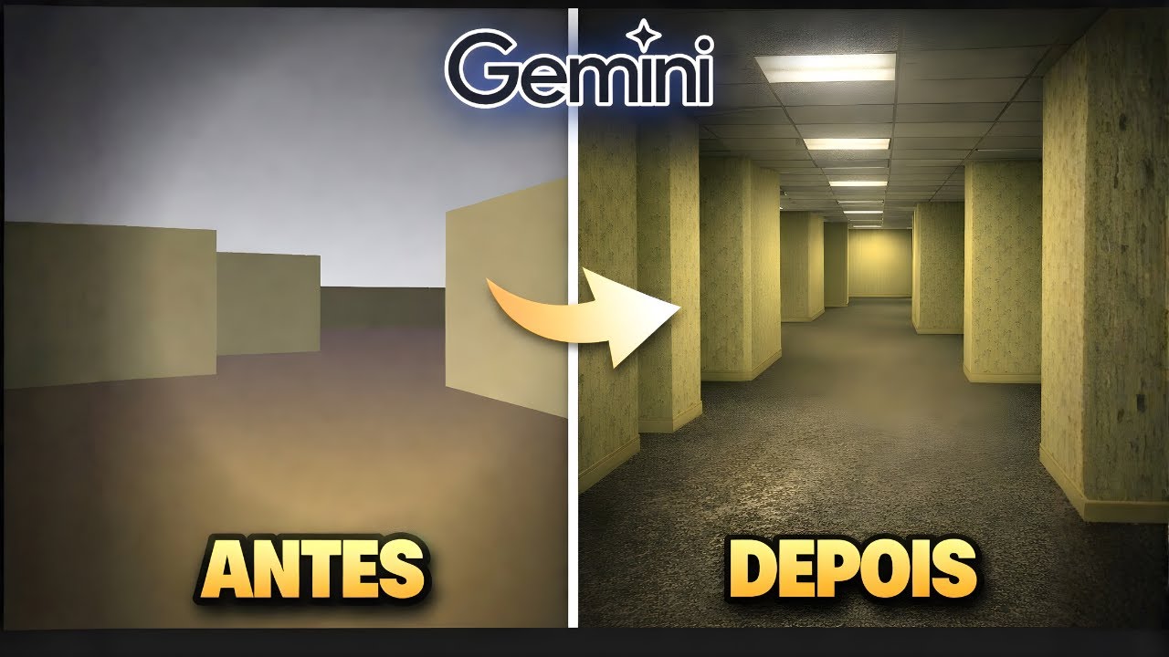Criei um jogo das Backrooms usando IA (Gemini)