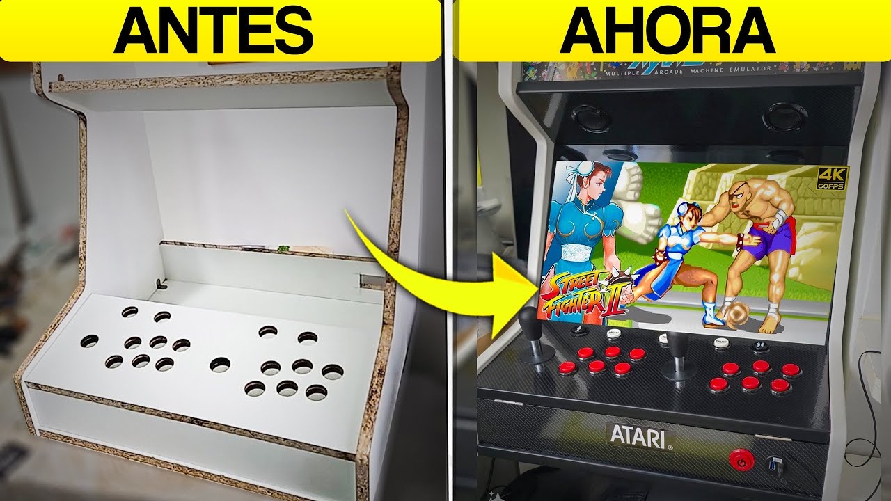 Cómo construir *en 2024* PASO A PASO tu Máquina ARCADE RECREATIVA