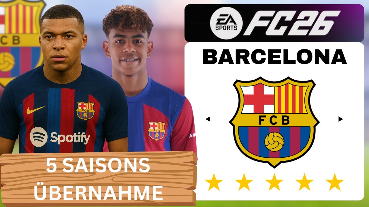 Ich ÜBERNEHME BARCELONA für 5 Saisons │ 5 Saisons Übernahme FC 26