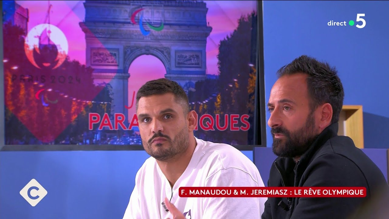Les yeux dans les jeux avec F.Manaudou et M.Jeremiasz - C à Vous - 06/09/2024