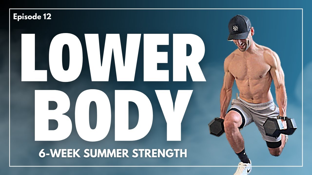 30 Min LEG WORKOUT for Men [Lower Body Dumbbell Strength Workout]