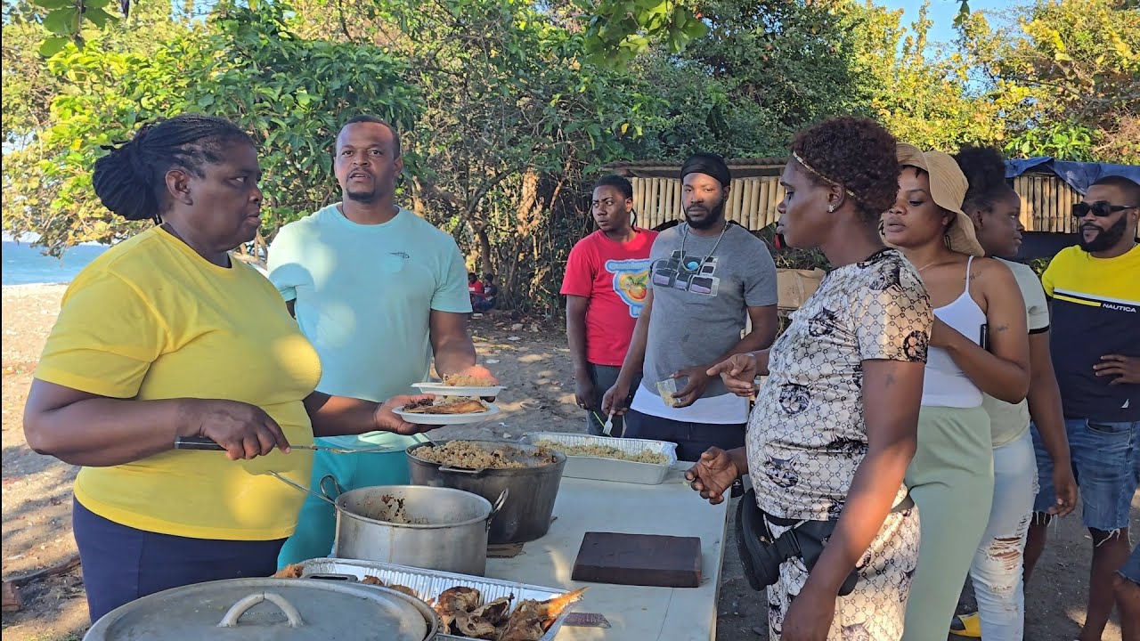 Sweet potato pumpkin rice & peas | fish chicken pork | all day cooking breakfast dinner | guest