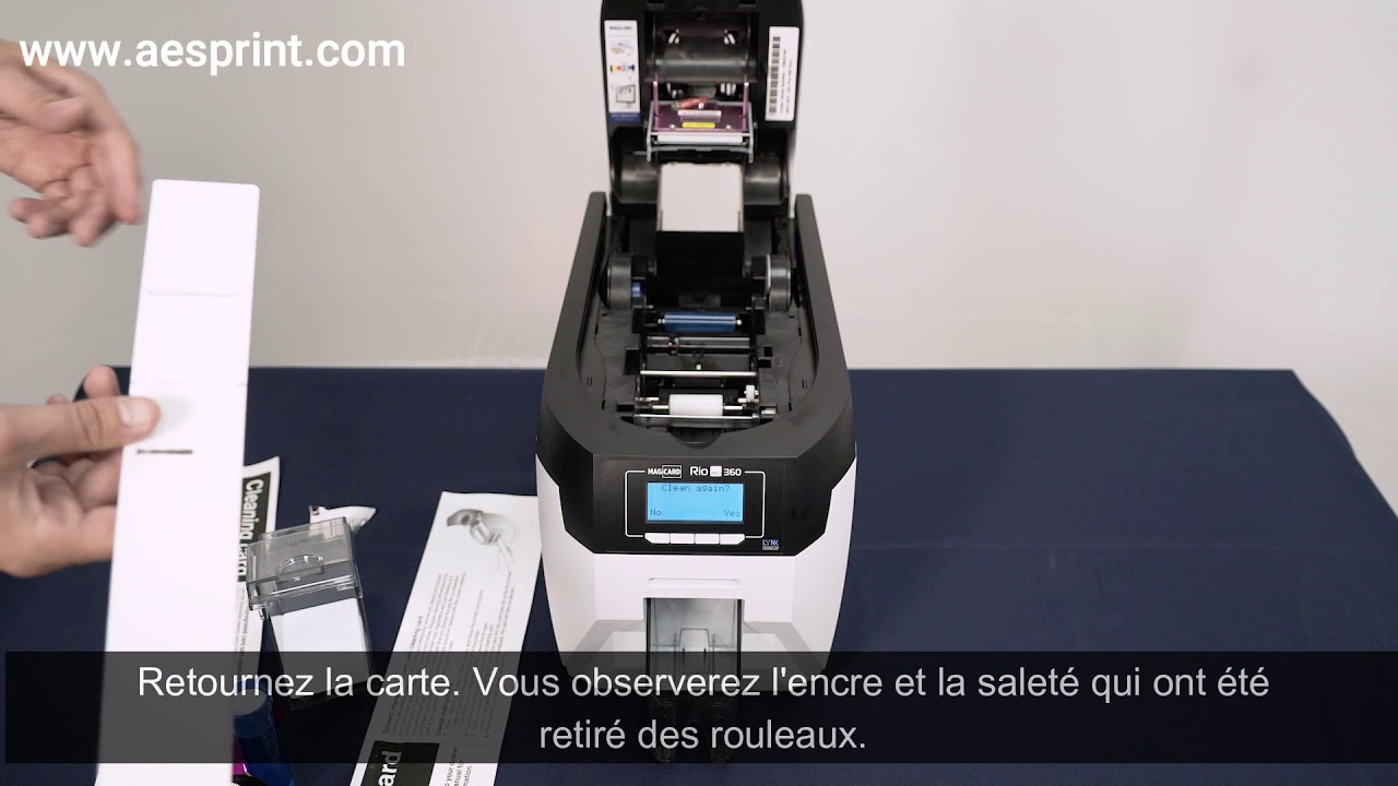 MAGICARD RIO PRO 360 NETTOYAGE