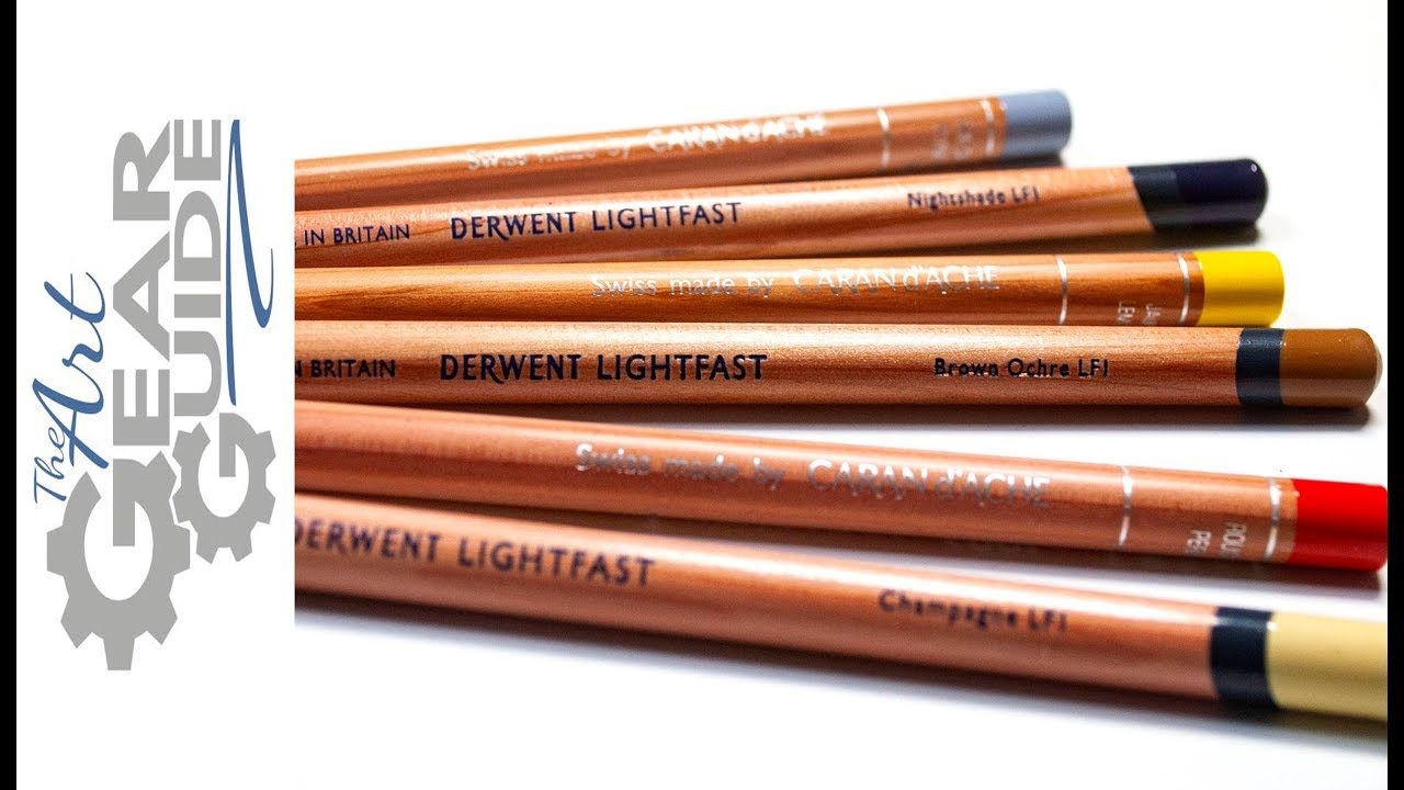 Derwent Lightfast 100 v Caran d'Ache Luminance 76