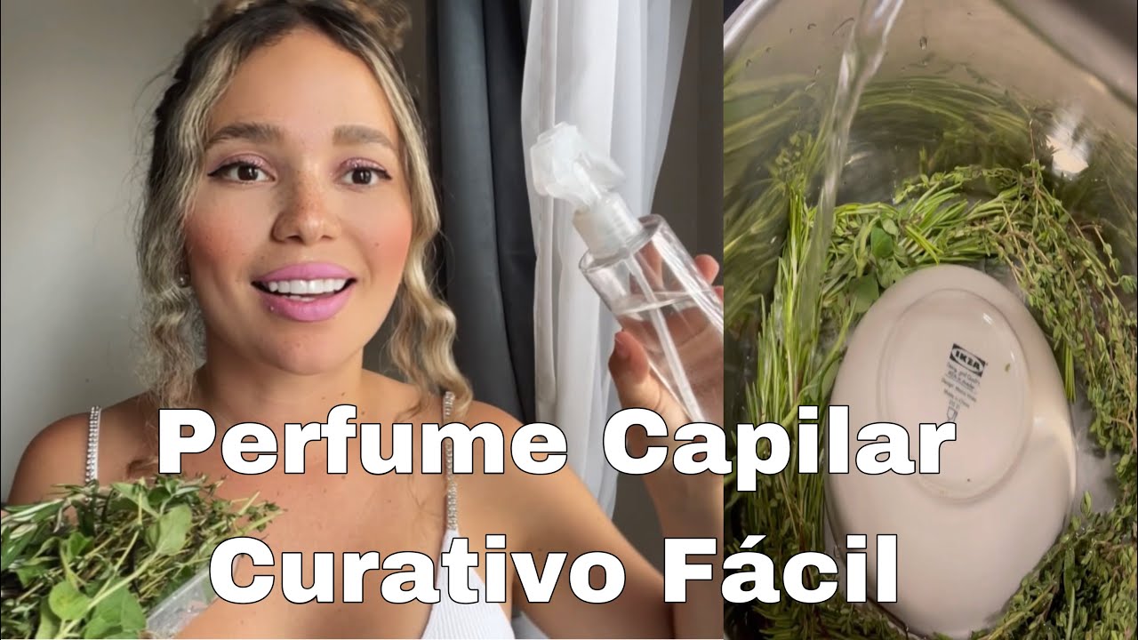Perfume Capilar casero de Hierbas y Plantas. ayuda con la caída del Cabello- Hidrosol