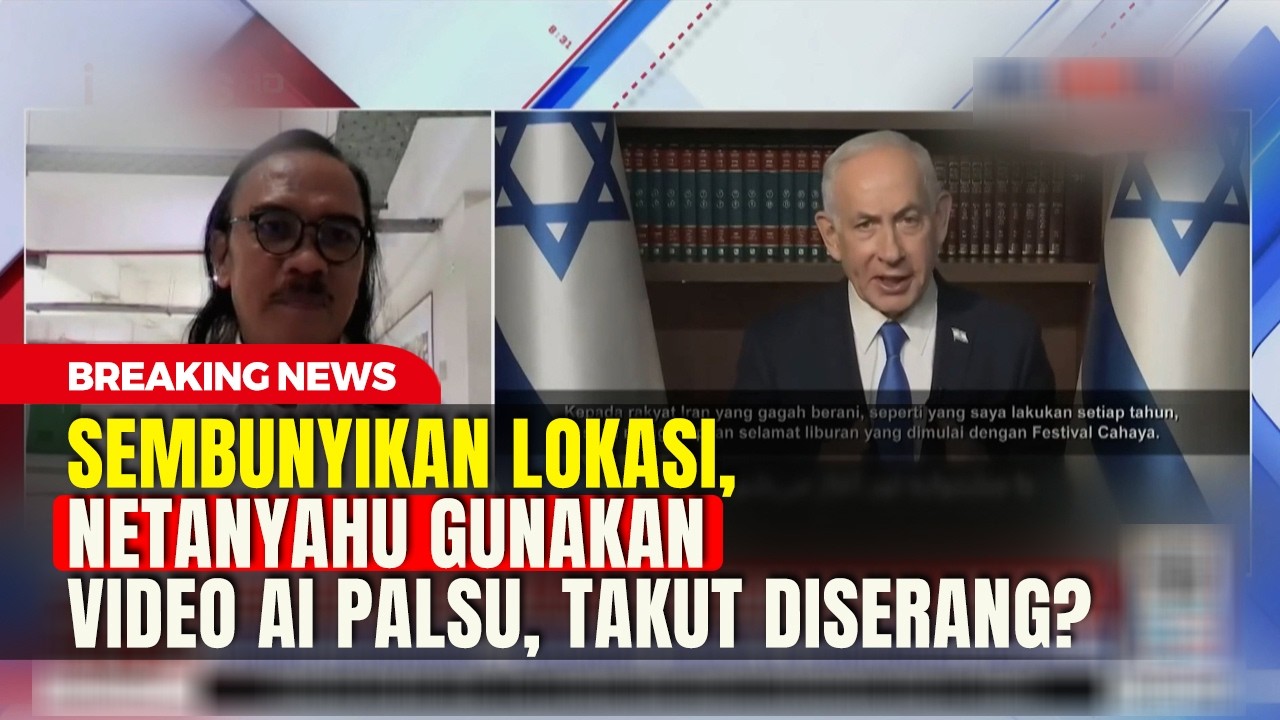 Sembunyikan Lokasi, Netanyahu Terekam Gunakan Video AI Palsu, Takut Diserang? | Breaking News |18/03