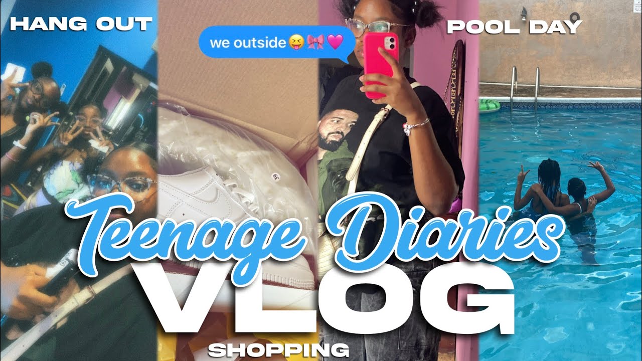TEENAGE DIARIES EP.3 🎀: VR WORLD, pool day, hanging out, breakfast party
