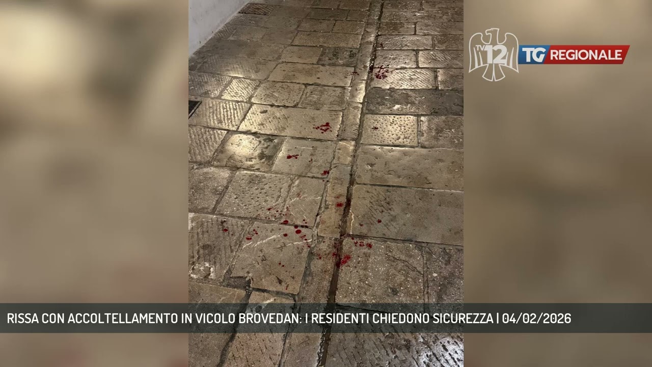 RISSA CON ACCOLTELLAMENTO IN VICOLO BROVEDAN: I RESIDENTI CHIEDONO SICUREZZA | 04/02/2026
