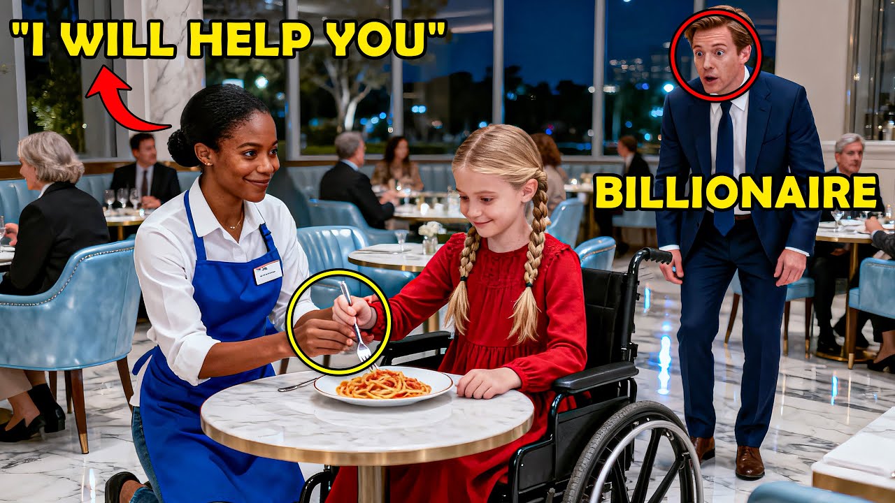 A Black Waitress Fed a Billionaire’s Disabled Daughter, Then Her Life Changed Forever