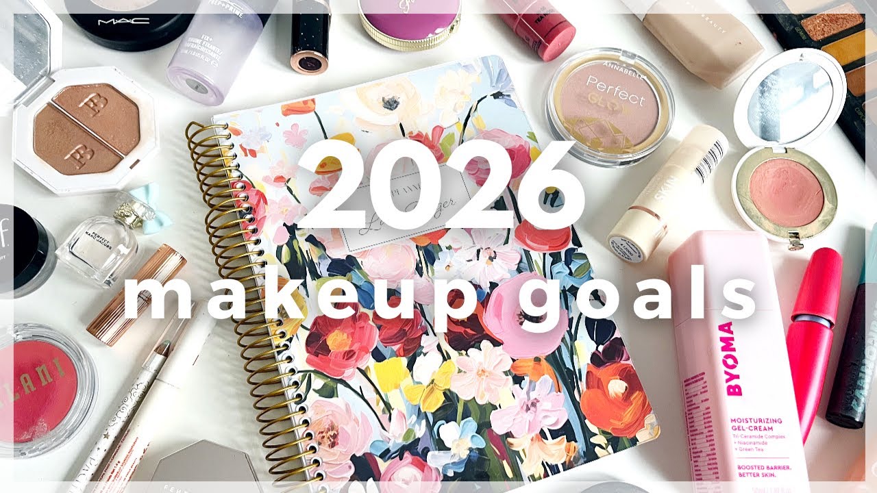 Мои цели в области макияжа на 2026 год: экономия на косметике, цели по размеру коллекции, планы п...