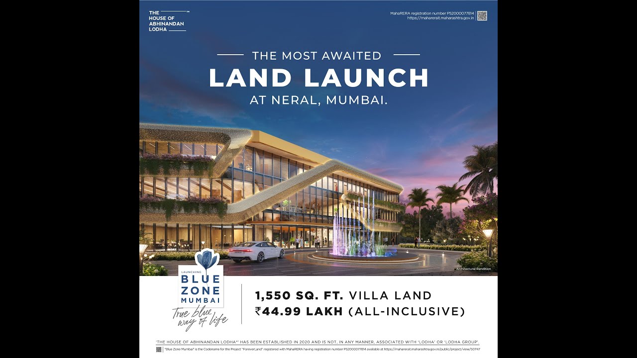 3D Walkthrough BLUE ZONE NERAL House of Abhinandan Lodha Neral Golden Triangle HoABL Lodha Blue Zone