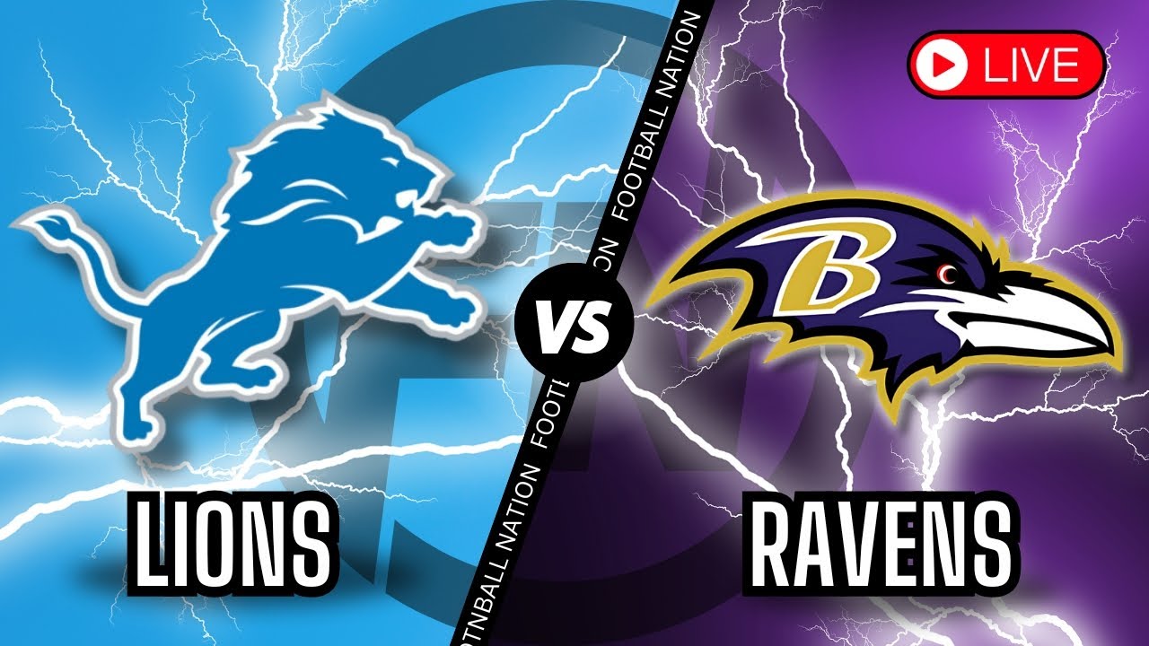 Detroit Lions vs Baltimore Ravens - Live Stream