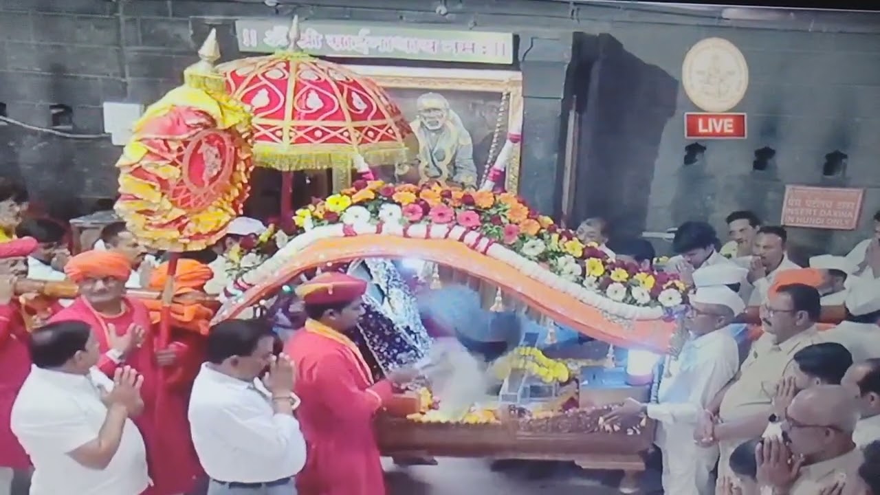 12/02/2026...Shirdi...sai palki utsav