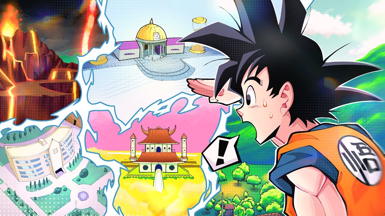 EU VISITEI OS MAPAS ESCONDIDOS DO DRAGON BALL Z: KAKAROT