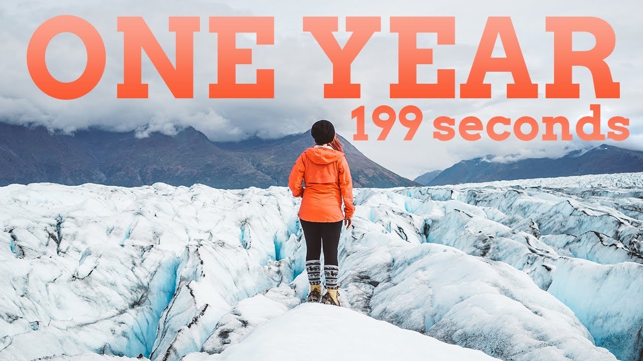 ONE YEAR in 199 SECONDS | 2017 Travel Montage
