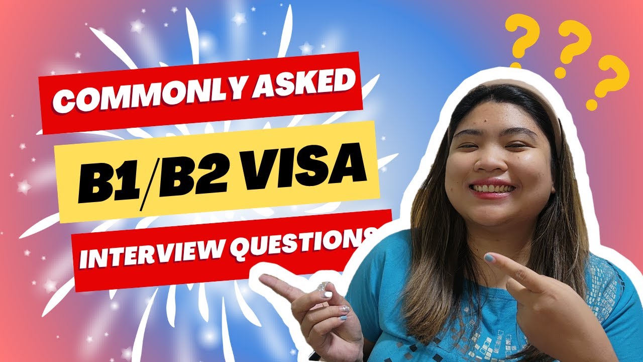 Commonly Asked Questions During B1/B2 Visa Interview | For Filipinos | US Visa Application 2025