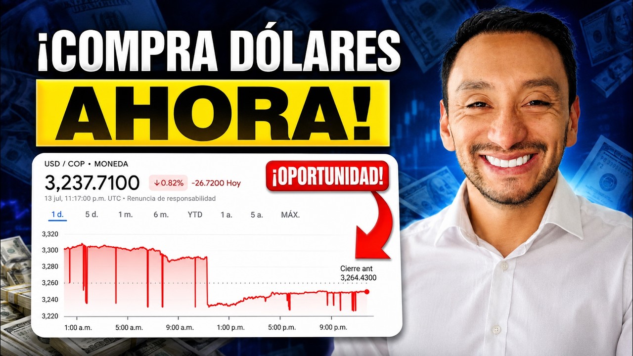 &iquest;ES BUEN MOMENTO PARA COMPRAR D&Oacute;LARES EN COLOMBIA?