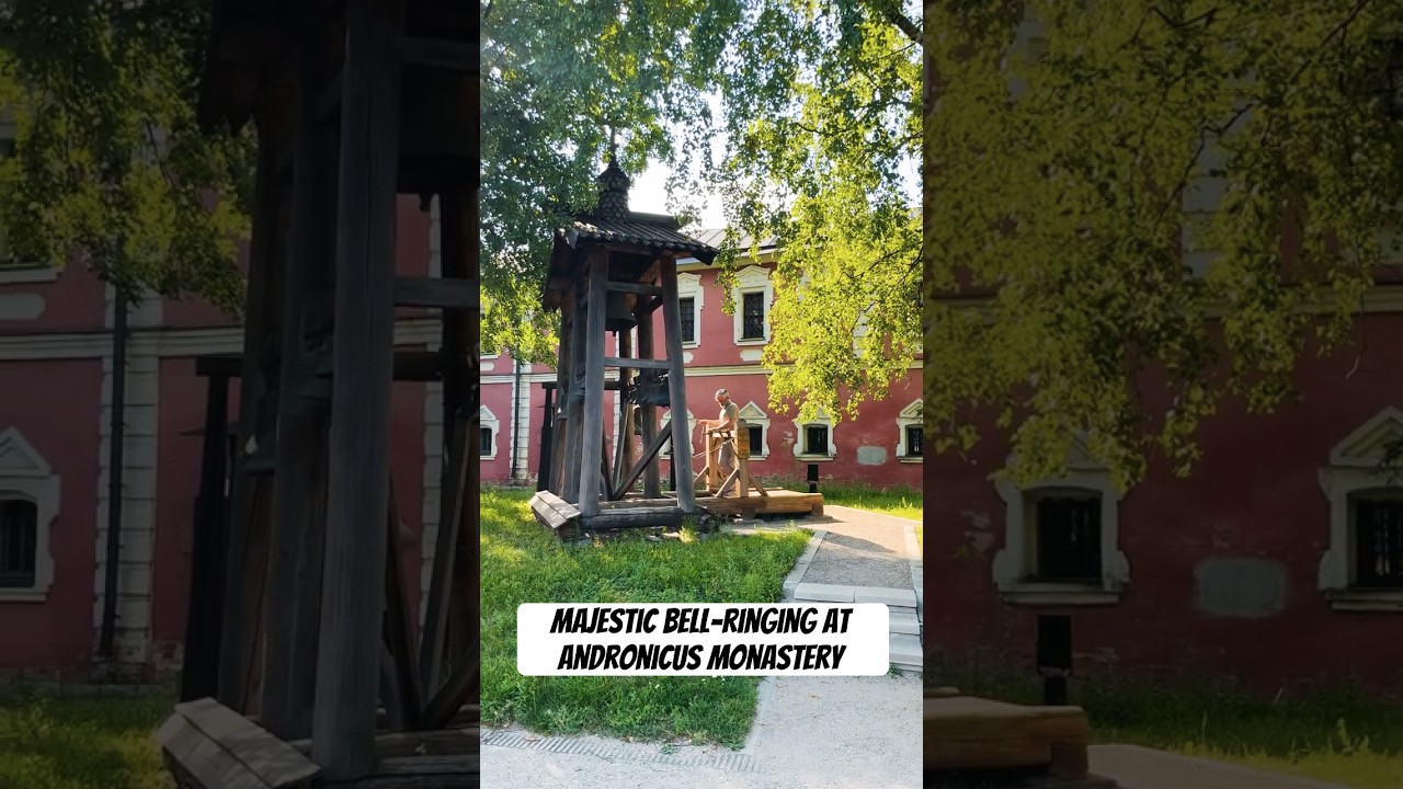 MAJESTIC BELL-RINGING AT ANDRONICUS MONASTERY Andronicus Monastery 🔔 #travel  #history  #music
