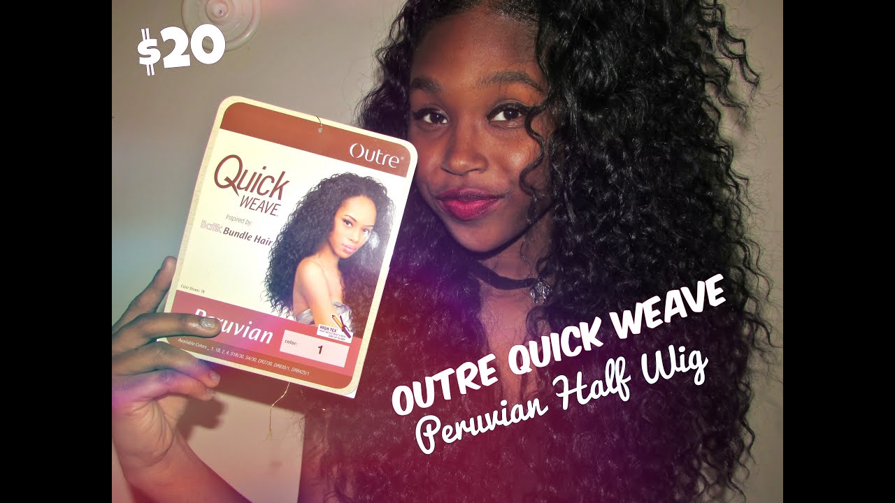 OUTRE Quick Weave: Peruvian Half Wig