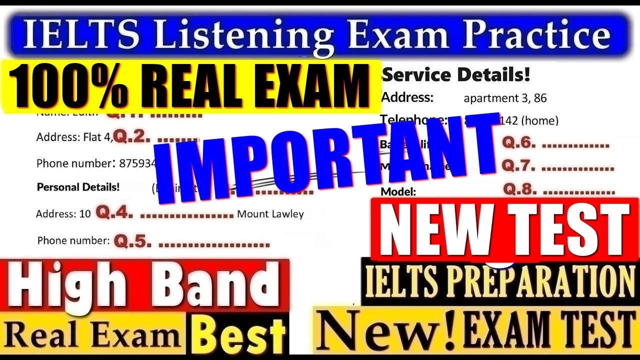 IELTS LISTENING PRACTICE TEST 2026 WITH ANSWERS | 03.01.2026
