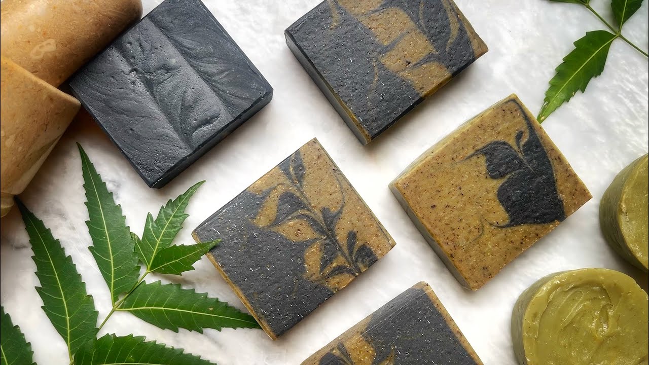 Neem Life In Natural Soap | Acne Treatment | Neem Sabun | Cold Process | Homemade & Handcrafted