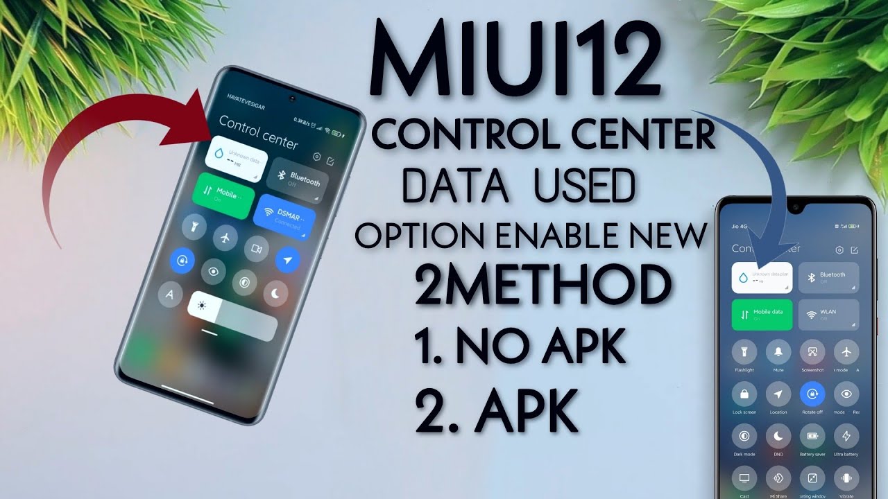How To Enable Daily Data Usage Option In MIUI 12 Control Center Any Xiaomi Phone |Enable Data Usag