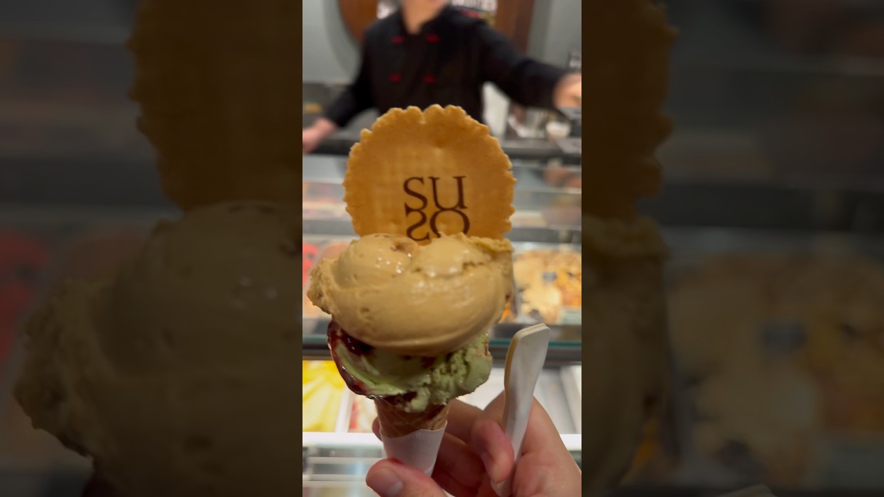 the ice cream that you must eat in Venice Italy ~ gelato ~ Suso