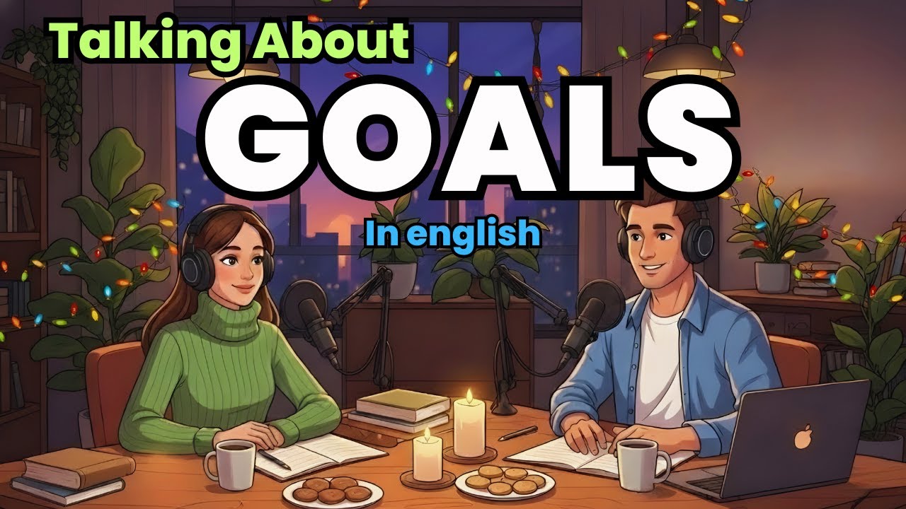 How to Talk About Your Goals This Month | English Conversation Practice