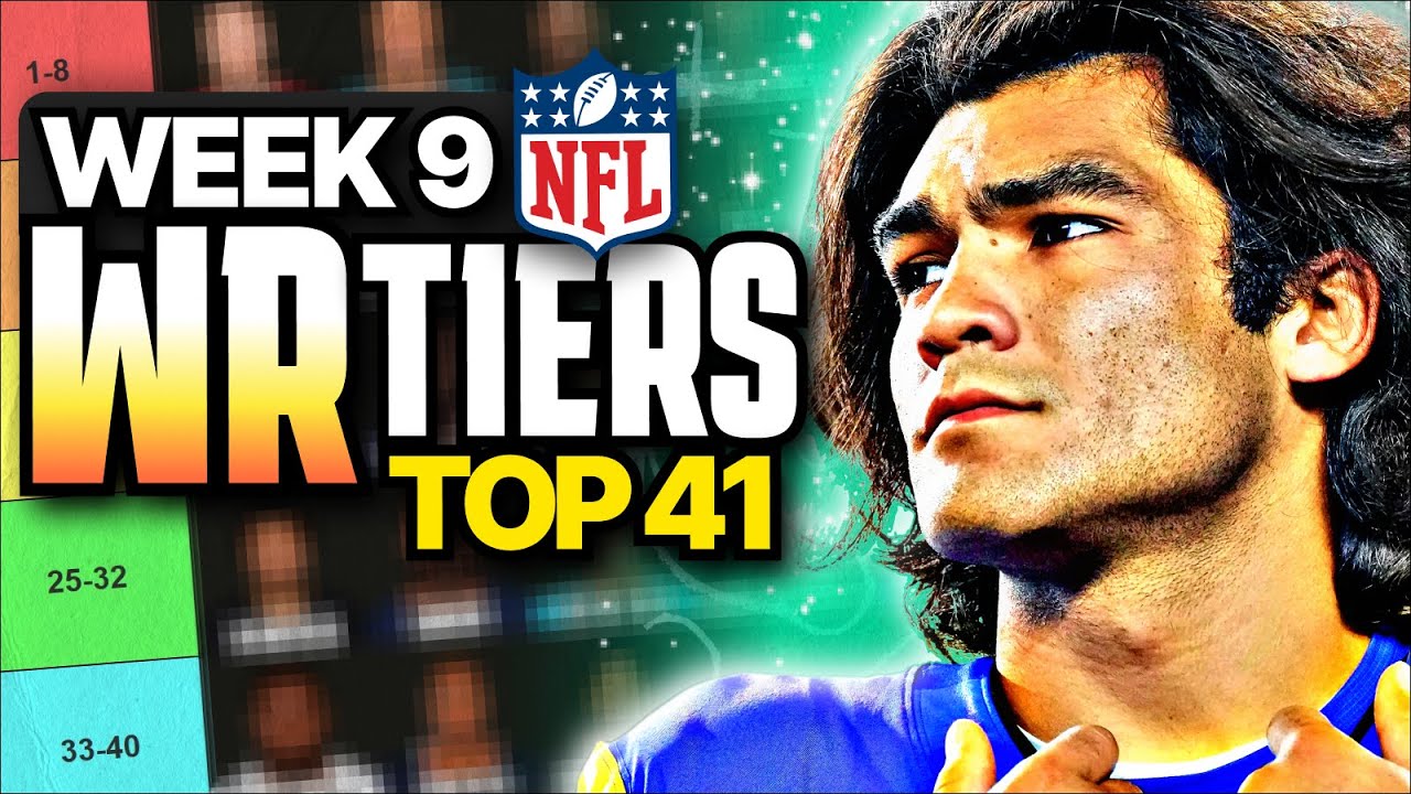 Week 9 Fantasy Football WR Rankings (Top 41)
