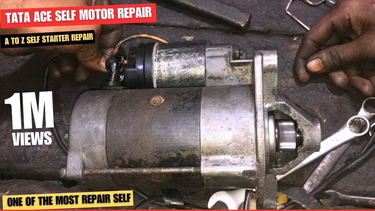 How To Repair TATA ace Self Motor | A to Z Self Starter Repair #autoelectricservice