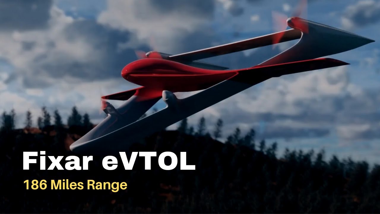 Fixar Unveils New Long Range eVTOL Aircraft That Can Fly 186 Miles on a Single Charge