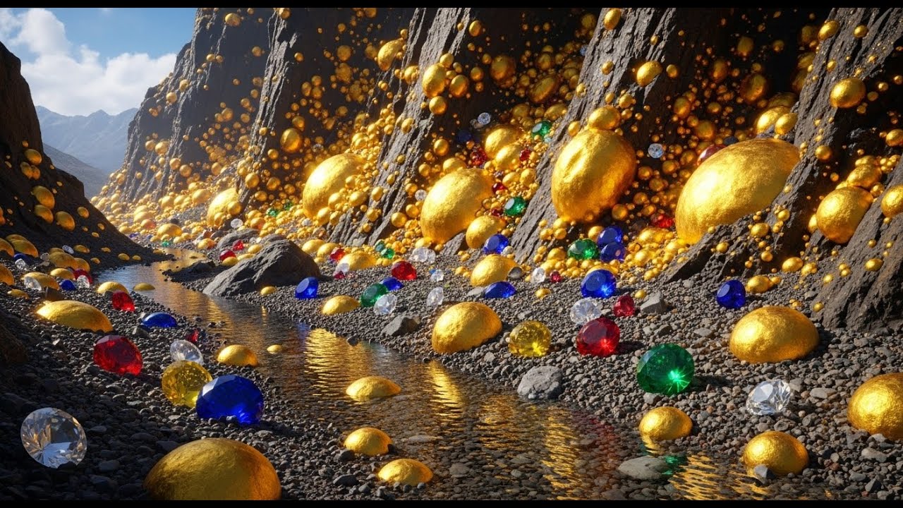 Hidden Gold and Jewels Between the Stones
