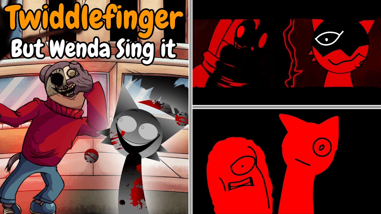 FNF: TwiddleFinger, но Венда поёт это // Sprunki против TwiddleFinger █ Friday Night Funkin' █