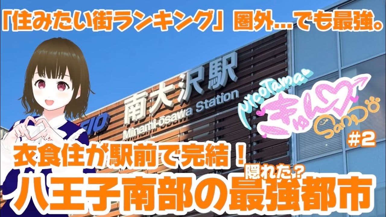 【はま寿司】八王子市の最強都市「南大沢」駅前を散策します！【ヨーカドー】